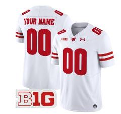 Custom Wisconsin Badgers Jersey Name and Number Vapor Football...