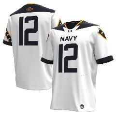 Navy Midshipmen Under Armour 2024 Rivalry Replica Jersey - White