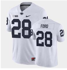 Penn State Devyn Ford Jersey #28 College Football Game White W...