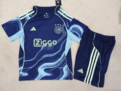 Kids 25/26 Ajax away Jersey Kit 2025 Youth Soccer Football