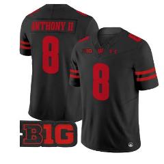 Vinny Anthony II Jersey #8 Wisconsin Badgers Vapor Football St...