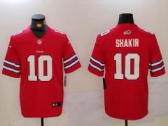 Men's Khalil Shakir #10 Buffalo Bills Limited Jersey Red