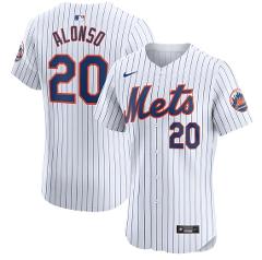 Pete Alonso New York Mets 2nd Elite Jersey White