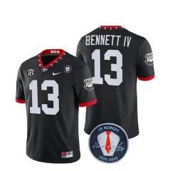 Stetson Bennett Jersey #13 Honoring Vince Dooley Patch All Sti...