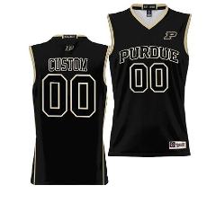 Custom Purdue Boilermakers Jersey NIL College Basketball Light...
