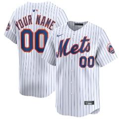 New York Mets Home Limited Custom Jersey White