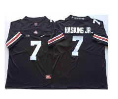 Ohio State Buckeyes #7 Dwayne Haskins Jr. Black,White Jersey -...
