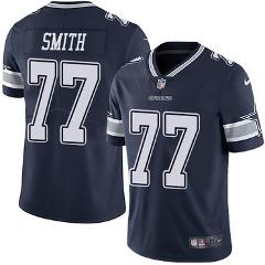 Men's & Youth Cowboys #77 Tyron Smith Navy Blue 2023 Limited F...
