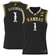 Hunter Dickinson Jersey #1 Kansas Jayhawks Lightweight Basketb...