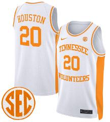 Allan Houston Jersey #20 Tennessee Vols 2024 Swingman Basketba...