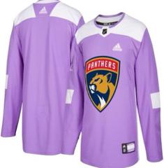 Men's Custom Florida Panthers Jersey Name And Number Purple Pi...
