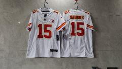 Men's Chiefs #15 Patrick Mahomes White 2023 F.U.S.E   Football...