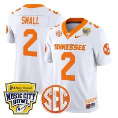 Jabari Small Jersey #2 Tennessee Vols 2025 Music City Bowl Sti...