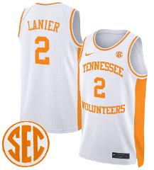 Chaz Lanier Jersey #2 Tennessee Vols 2024 Swingman Basketball ...