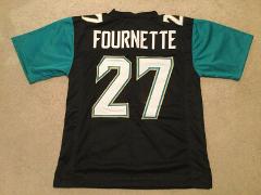 UNSIGNED CUSTOM Sewn Stitched Leonard Fournette Black Jersey