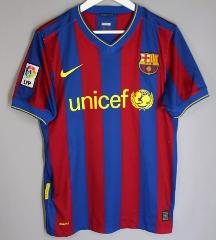 Messi #10 Barcelona 2009-10 Home Retro Jersey  Scarlet