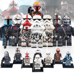 8PCS Star Wars Mandalorians Pre Vizsla Stormtroopers Minifigures
