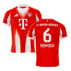 Joshua Kimmich 6 Bayern Munich 2025-26 Home Jersey  Red