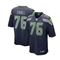 Grey Zabel Seattle Seahawks 2025 Draft First Round Pick Game J...