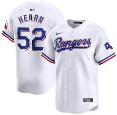 Taylor Hearn Texas Rangers Home Limited Jersey White