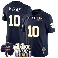 Tyler Buchner Jersey #10 Notre Dame 11x-Time National Champion...
