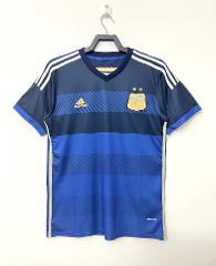 Argentina 2014 Away Retro Jersey  Men Blue