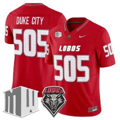 Duke City Jersey #505 New Mexico Lobos 2025 Vapor Limited Stit...