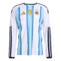 Argentina Team 2026 World Cup White Long Sleeve Jersey Player ...