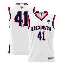 Emmett Hendry Jersey UConn Huskies College Basketball White #41