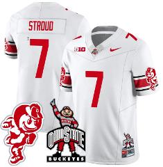 CJ Stroud Jersey #7 Ohio State Buckeyes Football Stitched Brut...