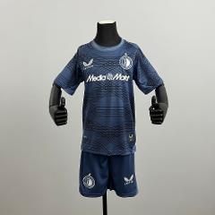 Kids 25/26 Feyenoord Away Jersey Shirt Kit 2025 Youth Soccer F...