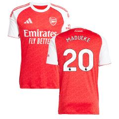 Noni Madueke #20 Arsenal 2025-26 Home Men Jersey  Red