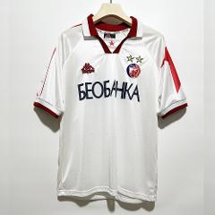 Red Star Belgrade 1995-97 Away Men Retro Jersey  White