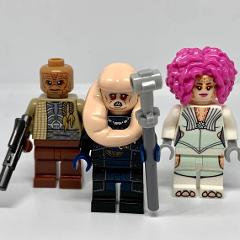 3pcs Star Wars Bib Fortuna, Weequay & Dancer Minifigure