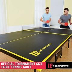 Official Size Indoor Tennis Ping Pong Table 2 Paddles Balls Fo...