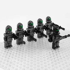 6pcs Star Wars Bad Batch Crosshair Elite Squad Minifigures