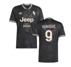 Duan Vlahovi 9 Juventus 2025-26 Third Match Jersey Black