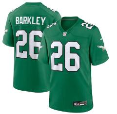 Saquon Barkley Philadelphia Eagles Alternate Game Jersey - Kel...