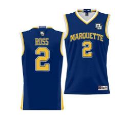 Chase Ross Jersey #2 Marquette Golden Eagles NIL Basketball Li...