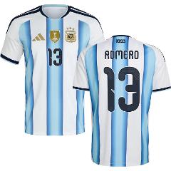 Argentina Romero #13 Home 2026 World Cup Jersey Fan Version