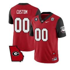 Custom Georgia Bulldogs Jersey Name and Number Color Sleeve Al...