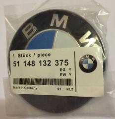82mm BMW REPLACEMENT BONNET HOOD BOOT BADGE for E46 E60 E61 E8...