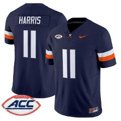 Trell Harris Jersey #11 Virginia Cavaliers 2025 Vapor Limited ...