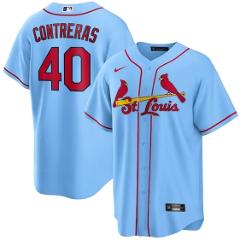 Willson Contreras St. Louis Cardinals Jersey Light Blue