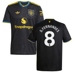 Bruno Fernandes 8 Manchester United 2025-26 Third Match Jersey...
