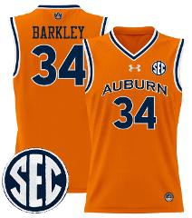 Charles Barkley Jersey #34 Auburn Tigers 2024 Lightweight Bask...