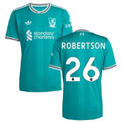 Andrew Robertson 26 Liverpool 2025-26 Third Match Jersey  Aqua