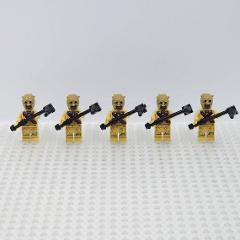 5pcs Star Wars Tusken Raiders & The Mandalorian Minifigures