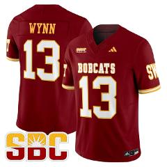 Spergon Wynn Jersey #13 Texas State Bobcats 2025 Limited Stitc...