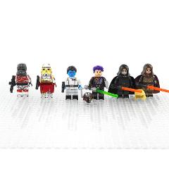 Star Wars Ahsoka, Thrawn, Shin & Sabine 6 Minifigures Lot